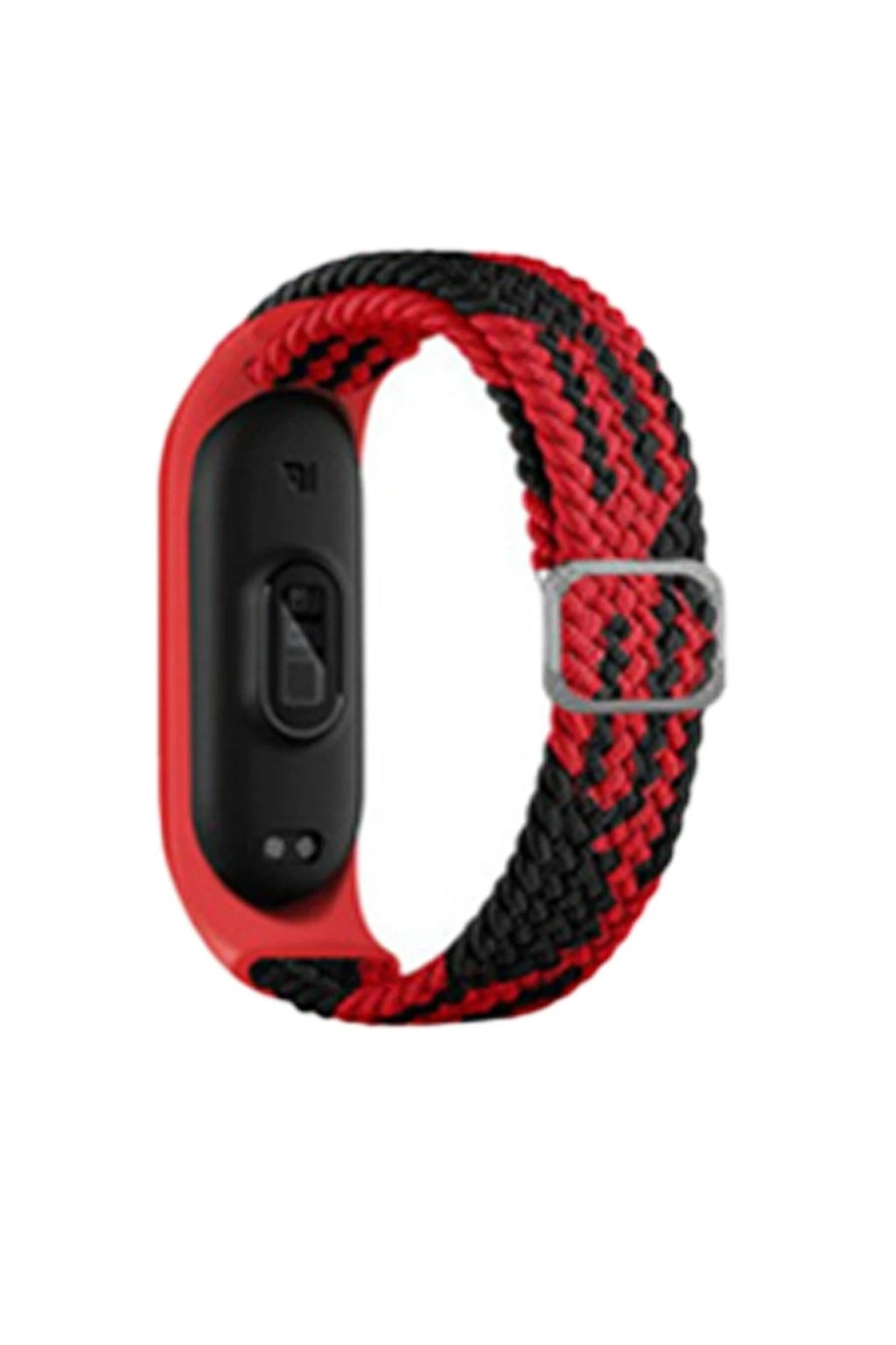 Mey İthalat® Mi Band 6 Star Kordon - Kırmızı-Siyah