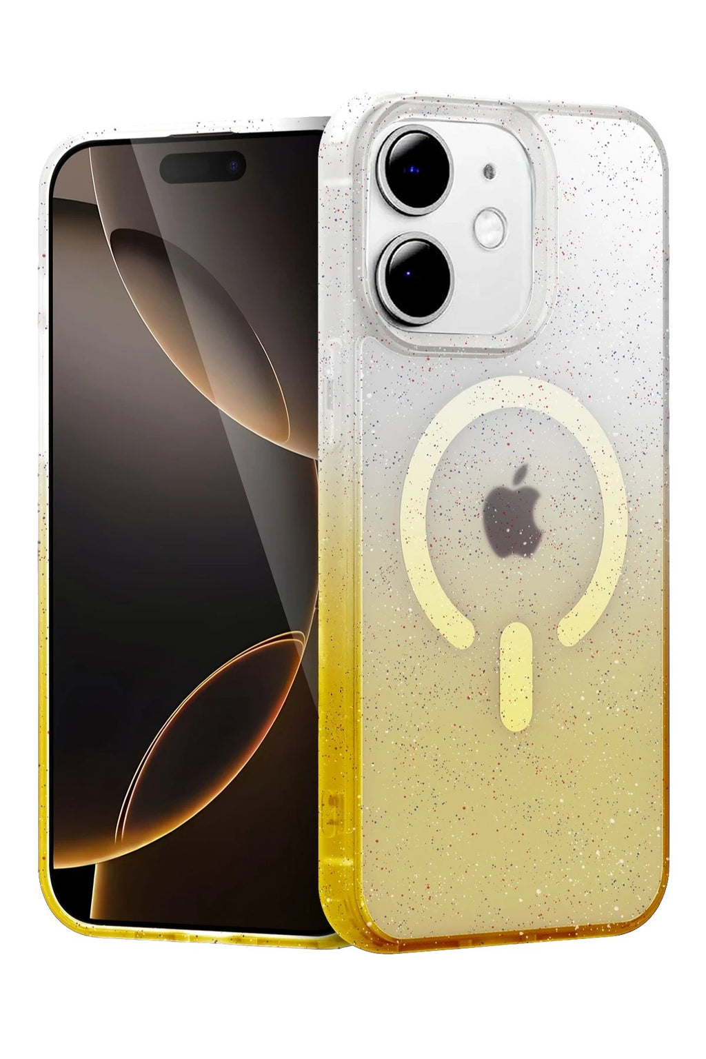 Mey İthalat® iPhone 11 Pummel Shiny Magsafe Kapak - Gold