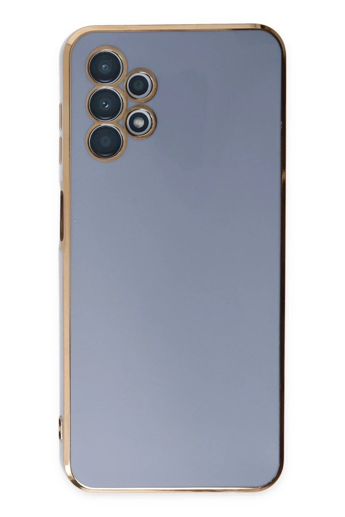 Mey İthalat® Samsung Galaxy A13 4G Kılıf Volet Silikon - Mavi