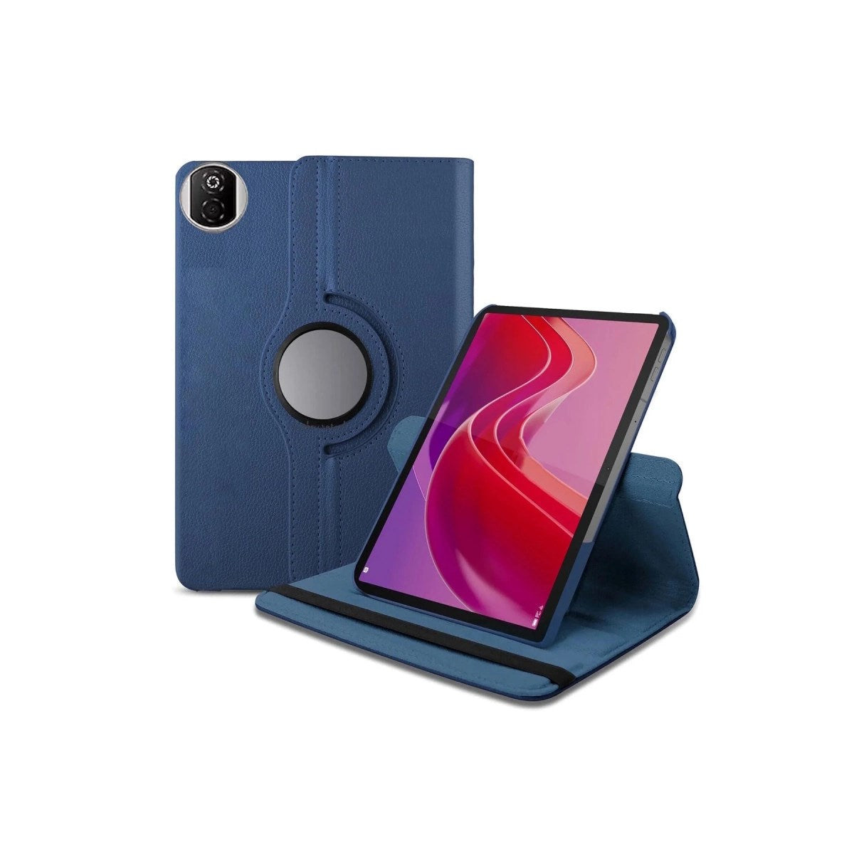 Mey İthalat® Huawei Honor Pad X7 360 Tablet Deri Kılıf - Lacivert
