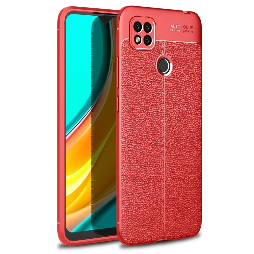 Mey İthalat® Redmi 9C Kılıf Auto Focus Kapak - Kırmızı