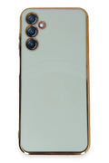 Mey İthalat® Samsung Galaxy M14 5G Kılıf Volet Silikon - Açık Yeşil