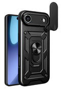 Mey İthalat® iPhone 17 Air Pars Lens Yüzüklü Silikon - Siyah