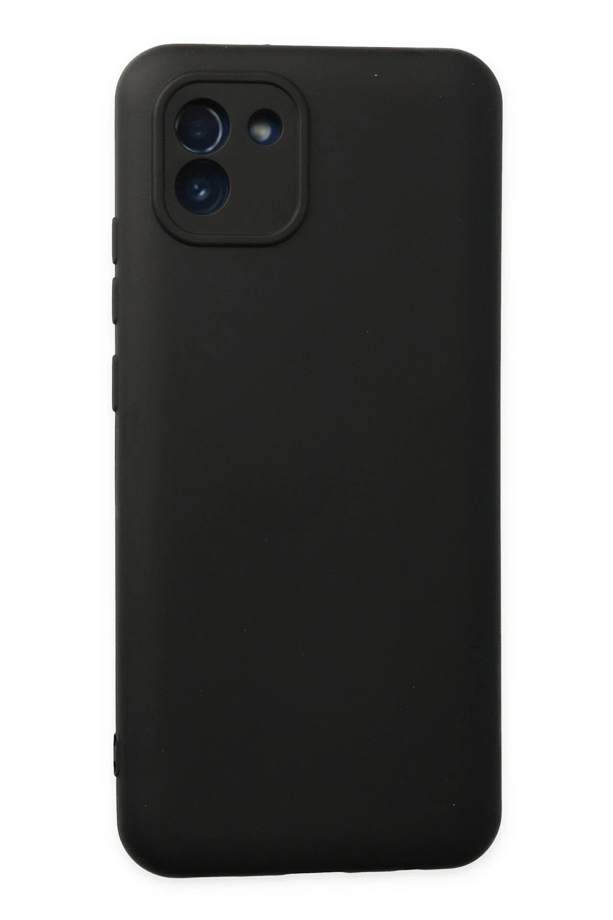 Mey İthalat® Samsung Galaxy A03 Kılıf Nano içi Kadife Silikon - Siyah
