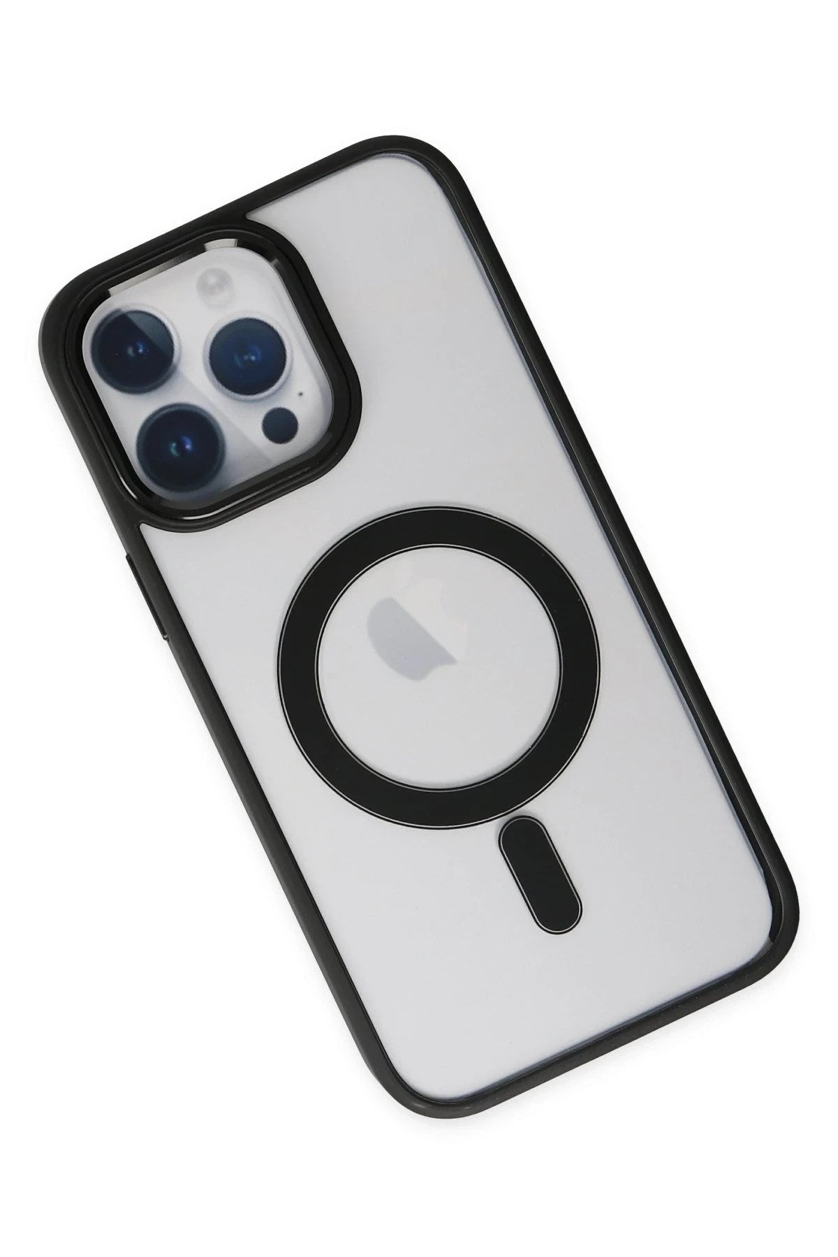 Mey İthalat® iPhone 14 Pro Kılıf Room Magneticsafe Silikon - Siyah