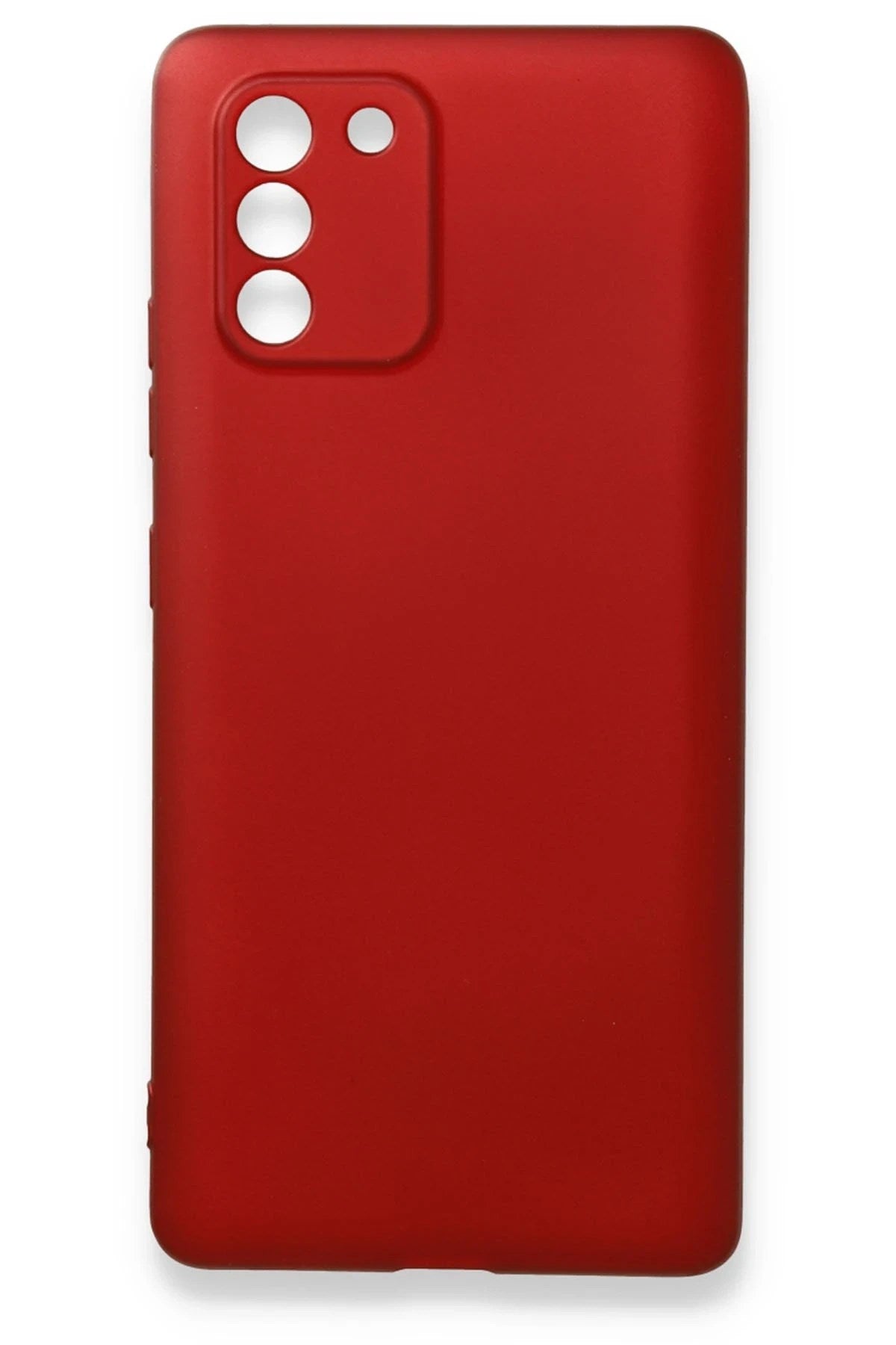Mey İthalat® Samsung Galaxy A91 / S10 Lite Kılıf First Silikon - Bordo