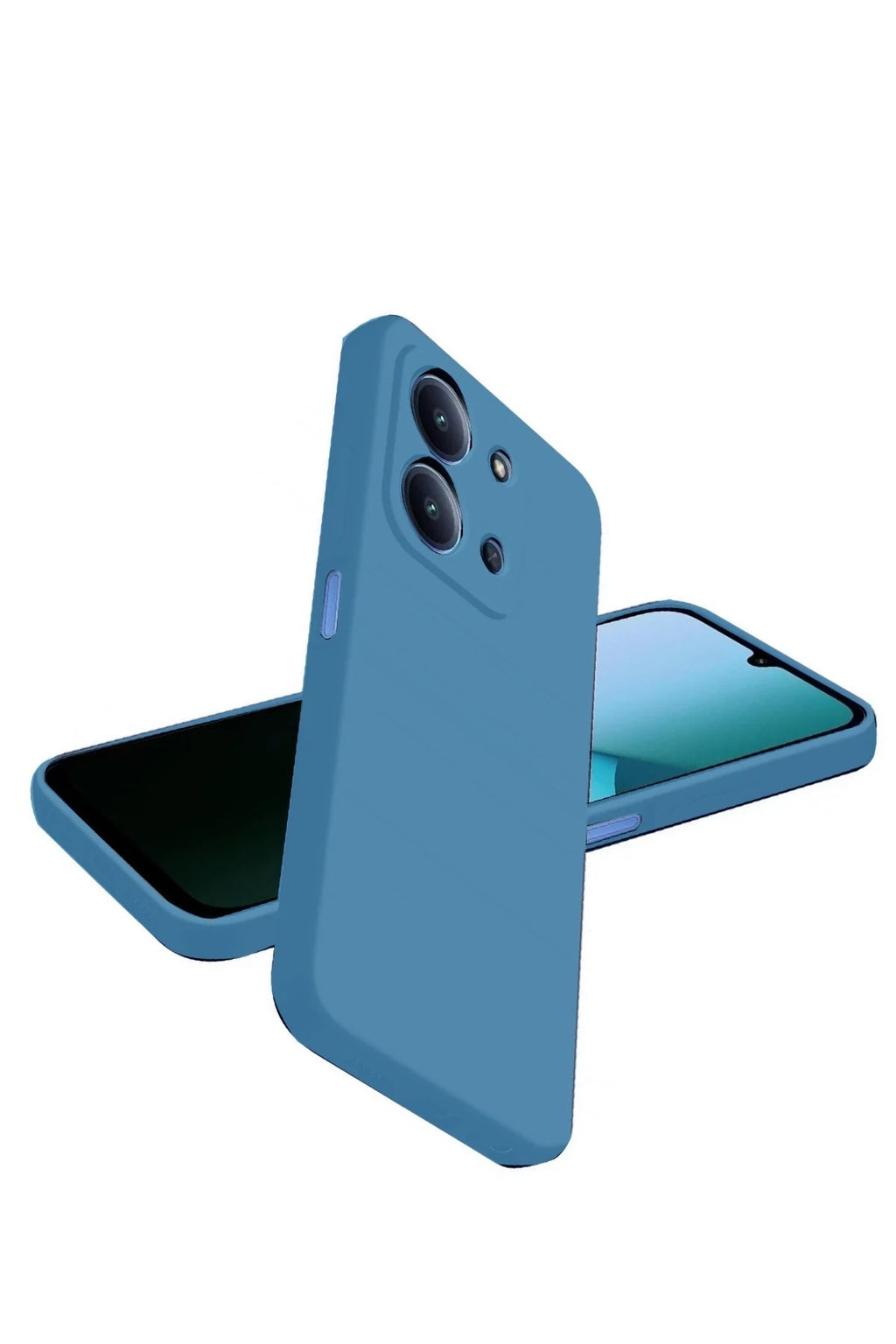 Mey İthalat® Redmi 15C 4G Nano içi Kadife Silikon - Mavi