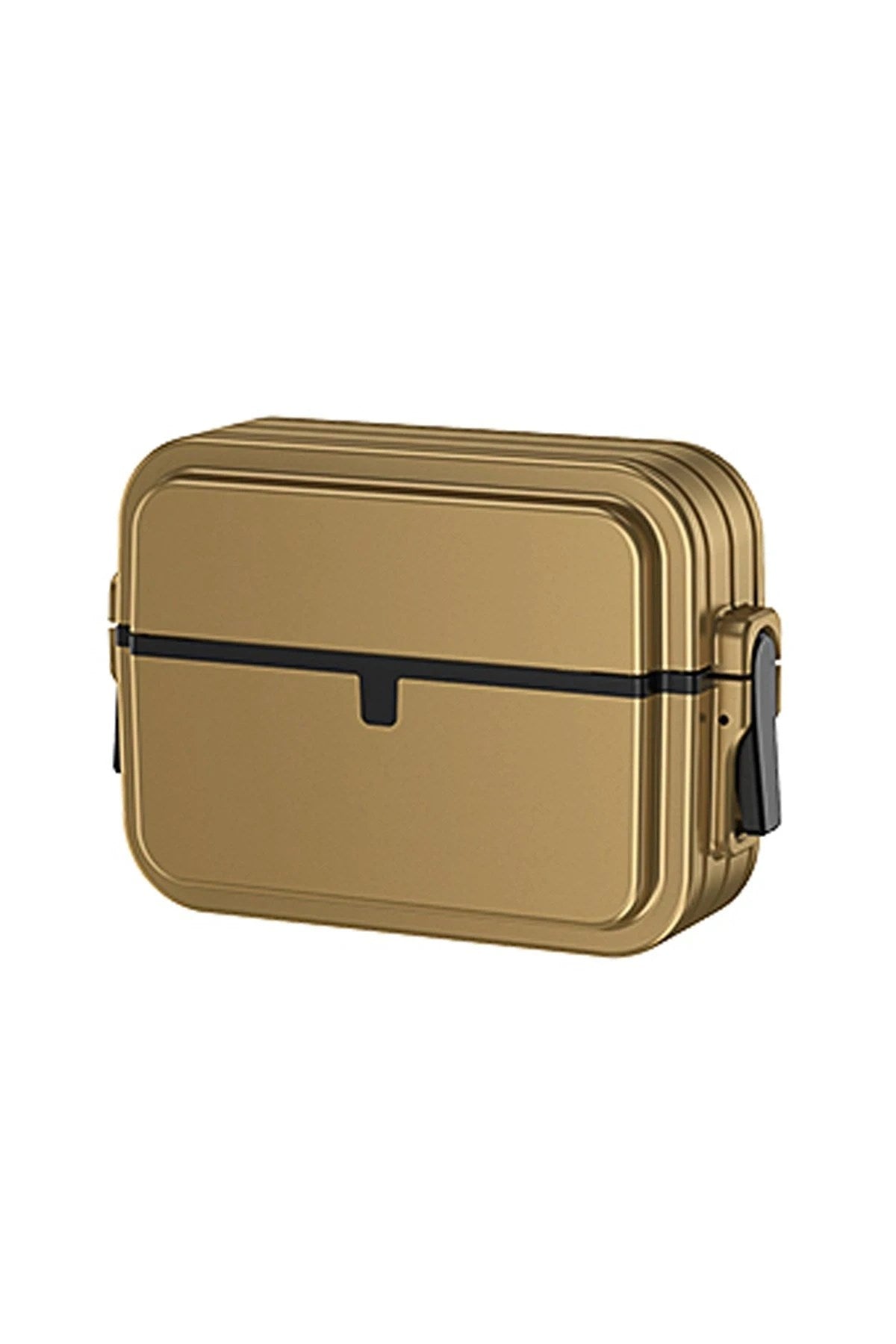 Mey İthalat® Airpods Pro 2 (2.nesil) 404 Kilitli Kılıf - Gold