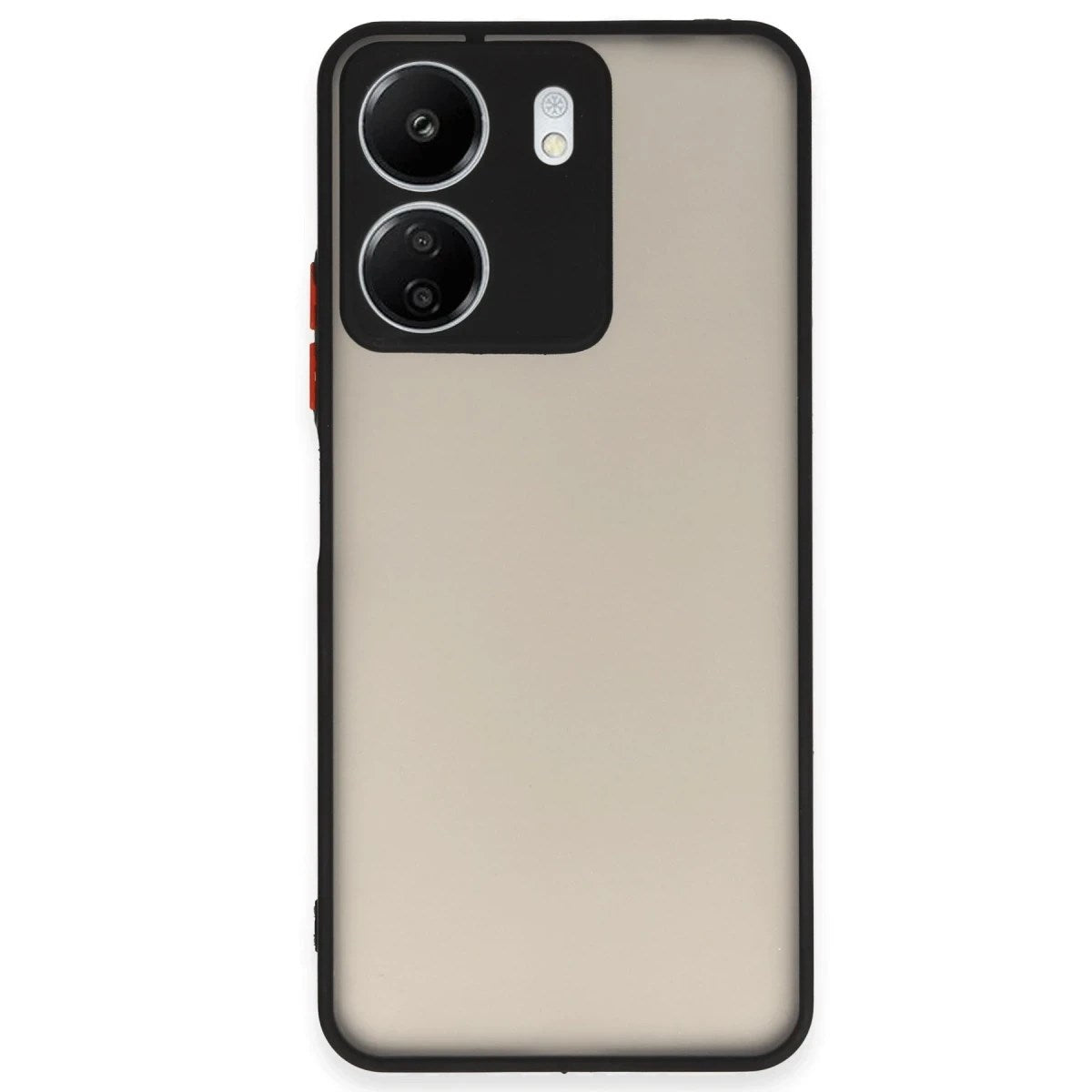 Mey İthalat® Redmi 13C Kılıf Montreal Silikon Kapak - Siyah