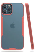 Mey İthalat® iPhone 12 Pro Max Kılıf Platin Silikon - Pembe