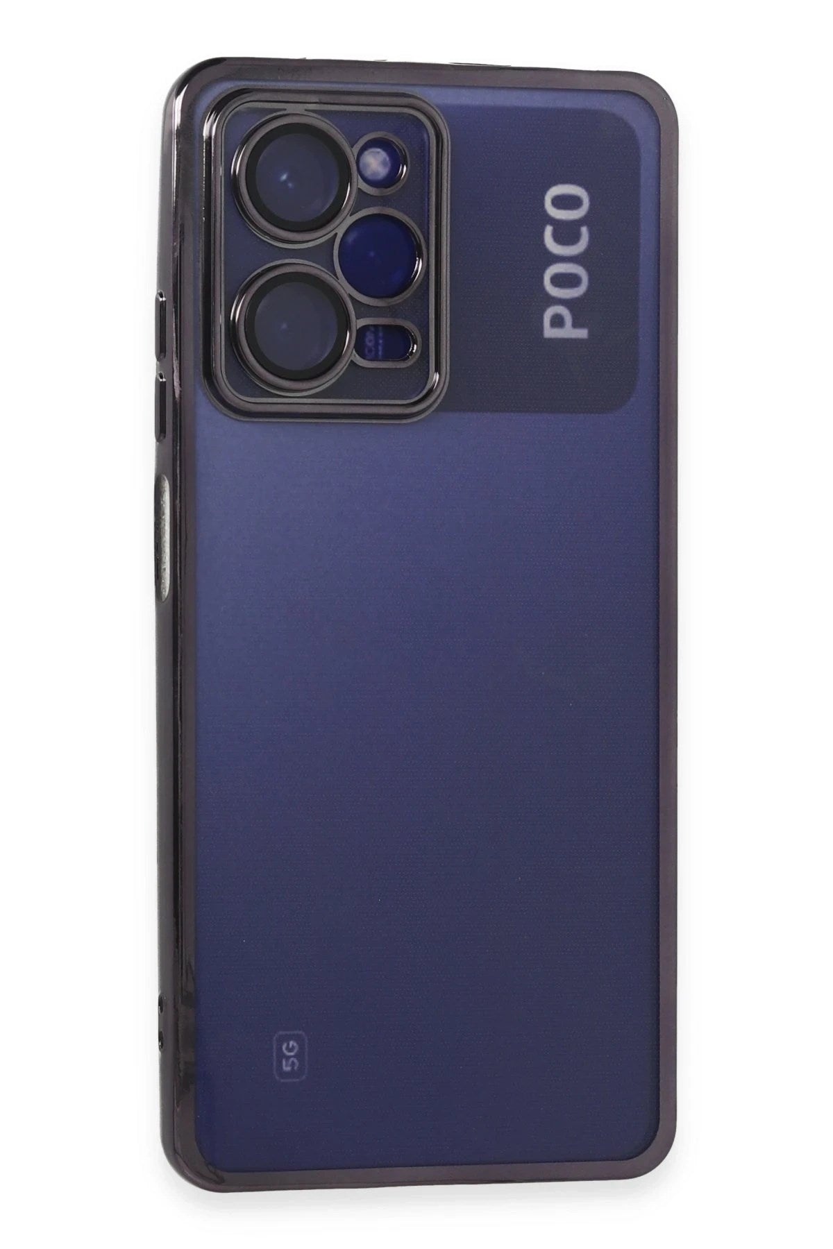 Mey İthalat® Poco X5 Pro 5G Kılıf Lensli Silikon - Mor