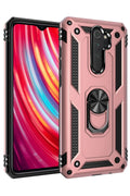 Mey İthalat® Redmi Note 8 Pro Kılıf Sofya Yüzüklü Silikon Kapak - Rose