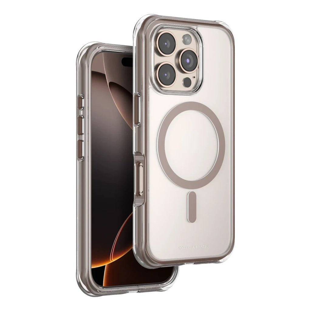 Mey İthalat® iPhone 16 Pro Max Hulk Magsafe Kapak - Çöl Titanyum