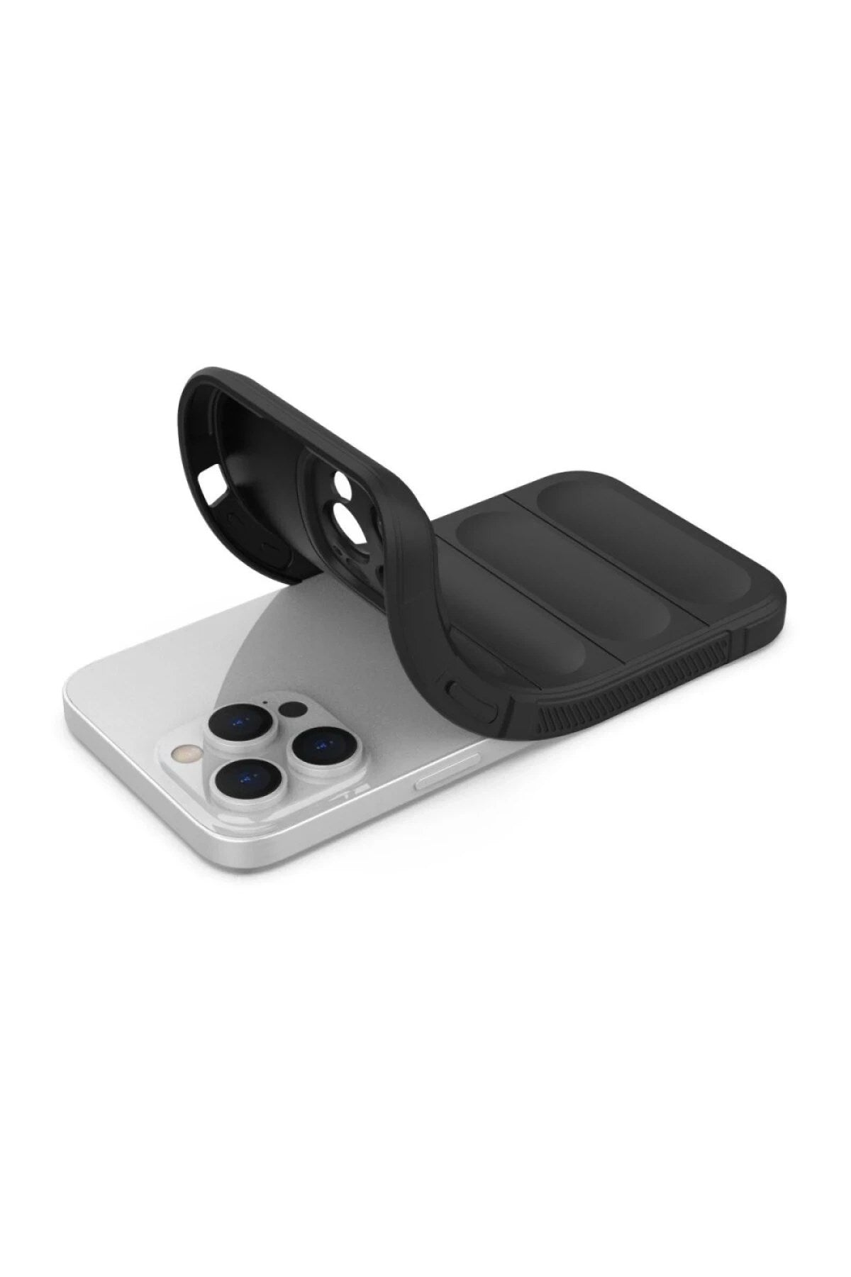 Mey İthalat® iPhone 16 Pro Max Kılıf Optimum Silikon - Siyah
