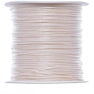Paraşüt İpi, Bileklik-kolye Örgü İpi 1 Mm 50 Metre Ekru