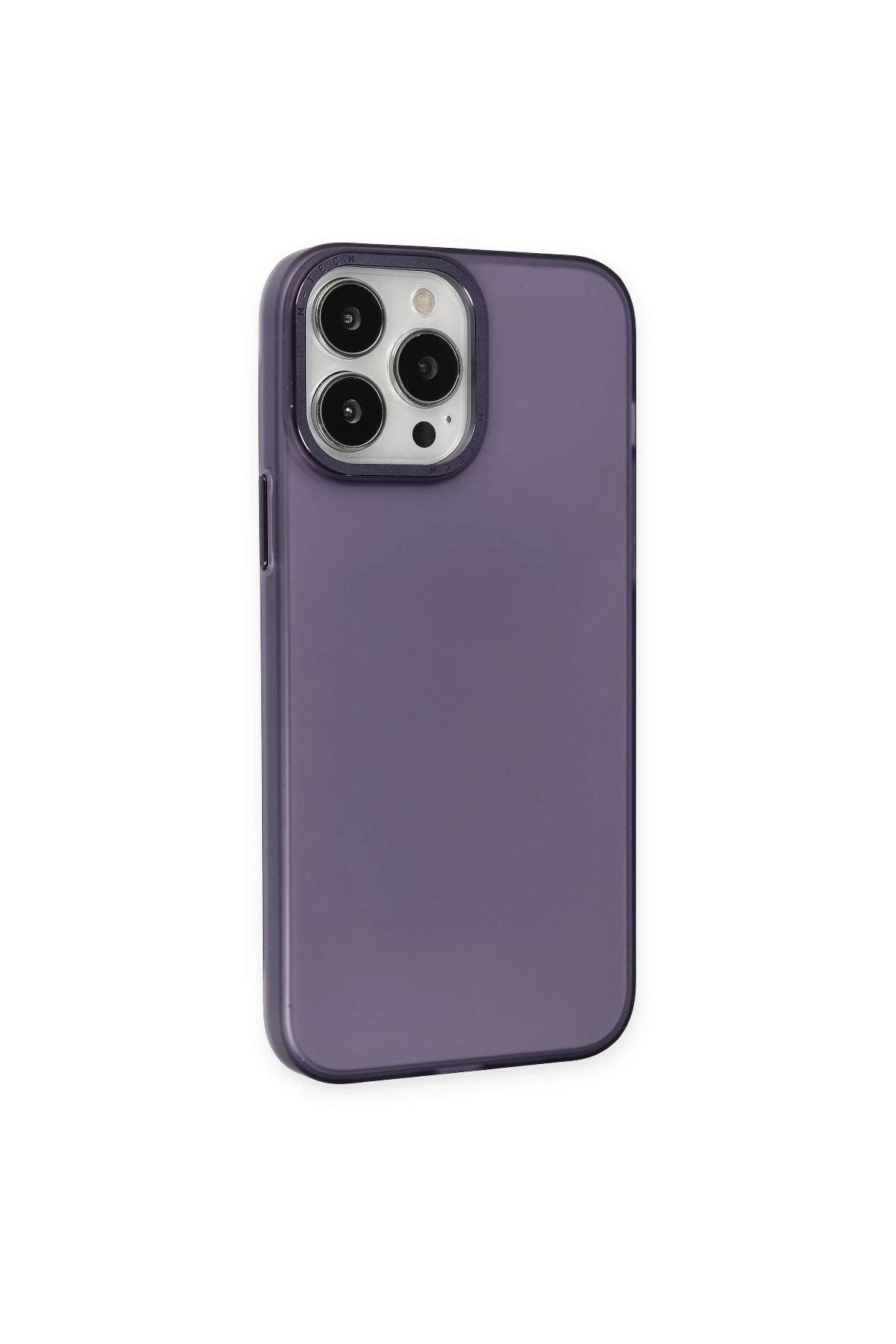 Mey İthalat® iPhone 14 Pro Kılıf Modos Metal Kapak - Derin Mor