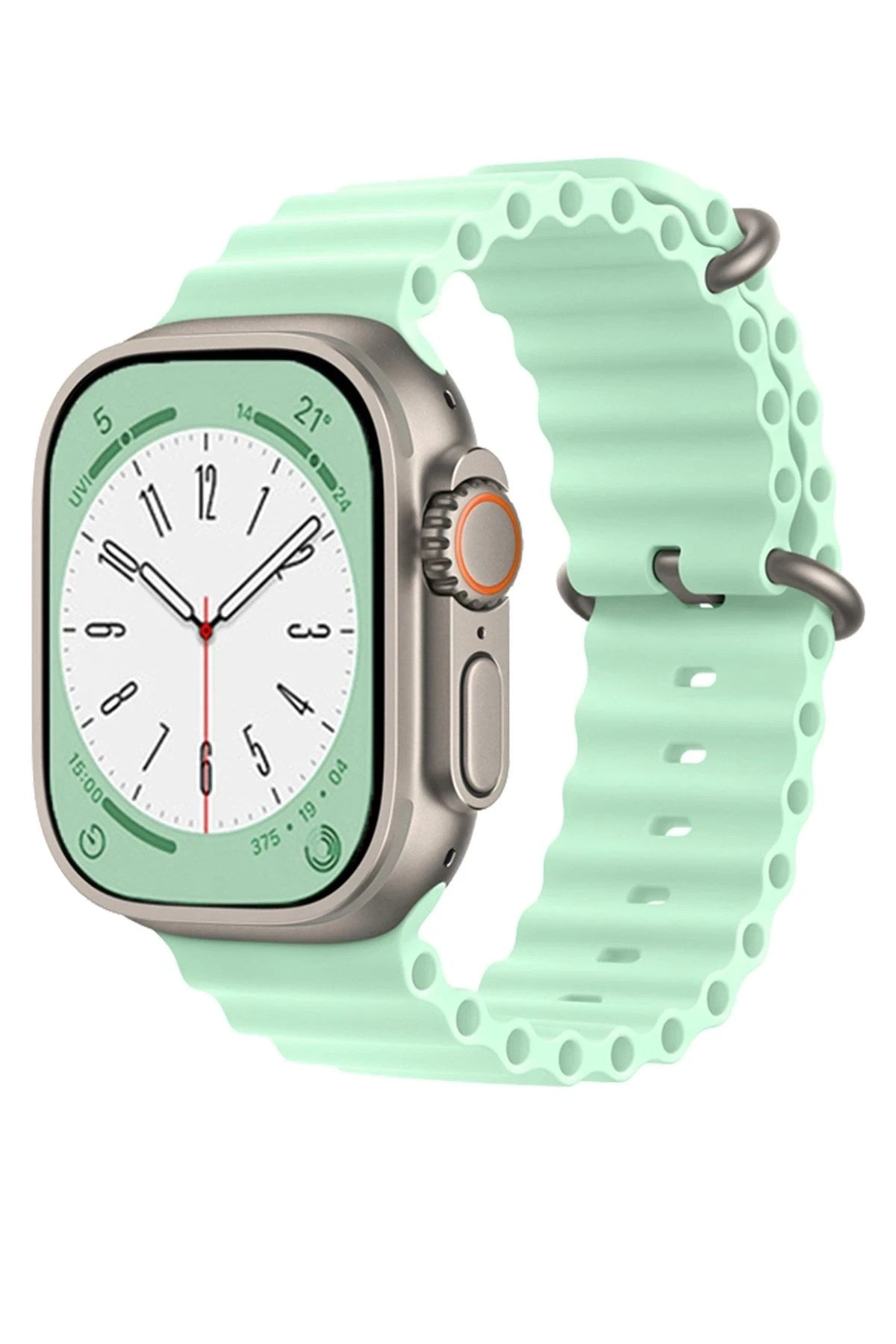 Mey İthalat® Watch 38mm Ocean Kordon - Açık Yeşil