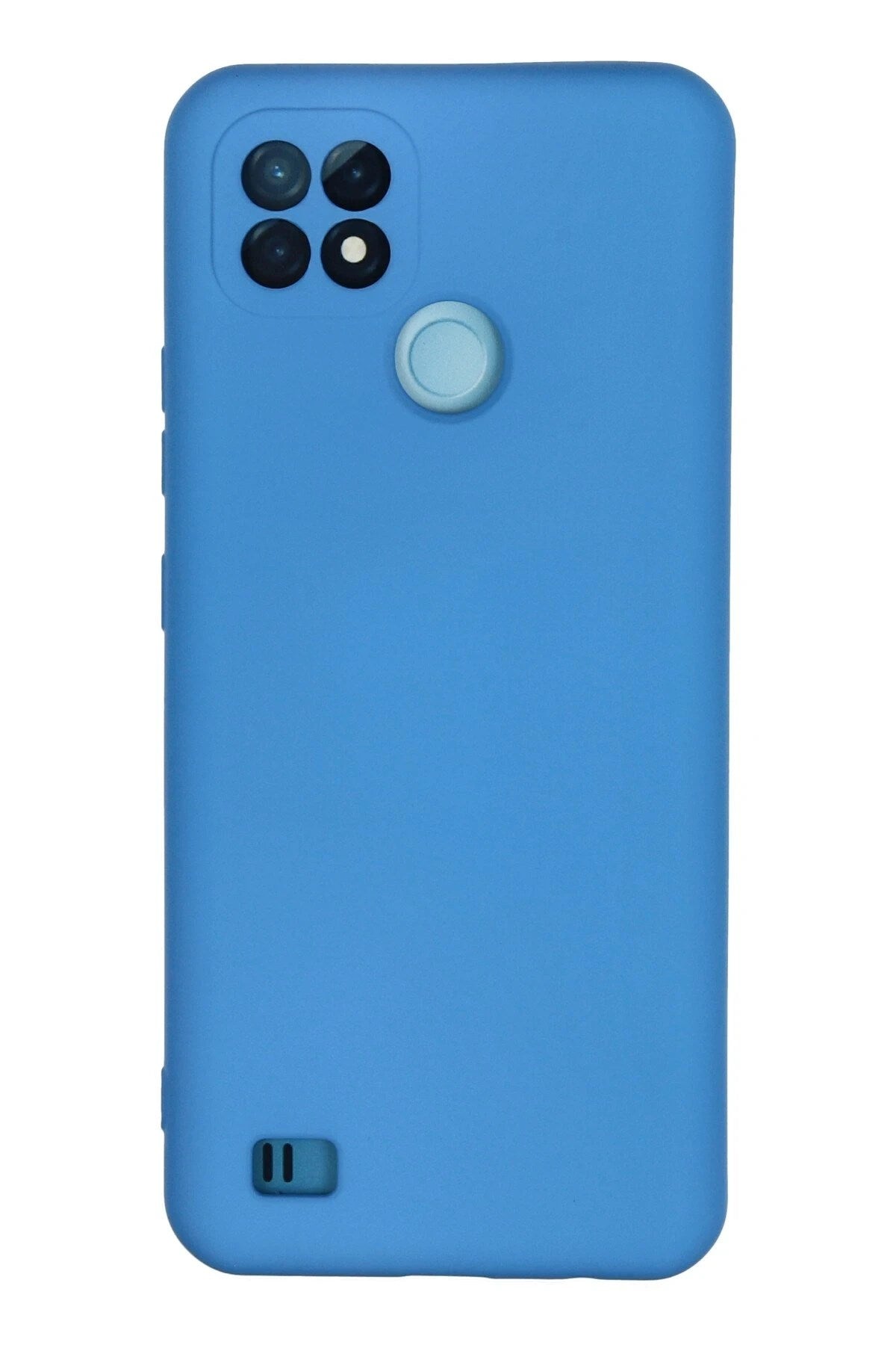 Mey İthalat® Realme C21 Kılıf Nano içi Kadife Silikon - Mavi