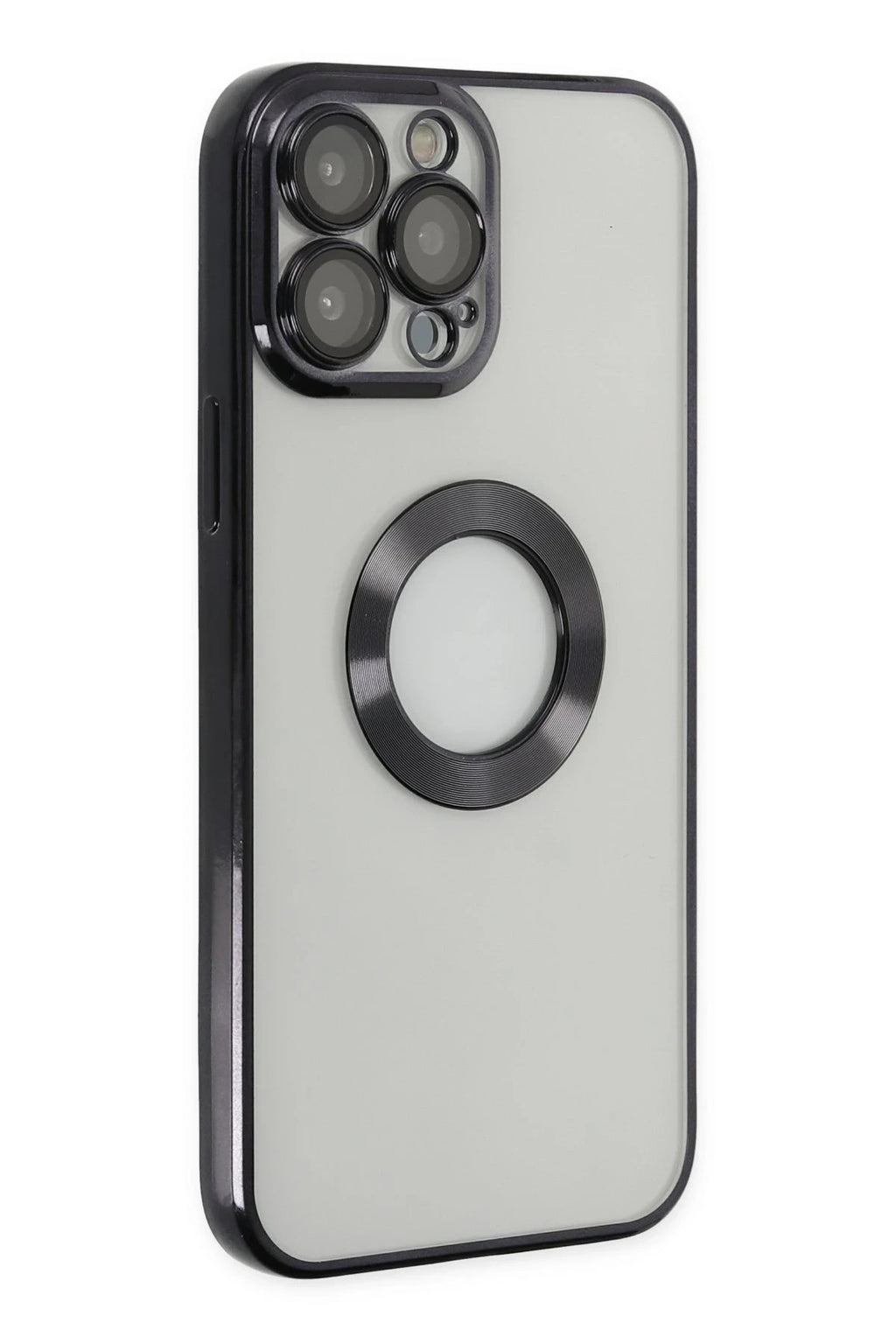 Mey İthalat® iPhone 14 Pro Kılıf Slot Silikon - Siyah
