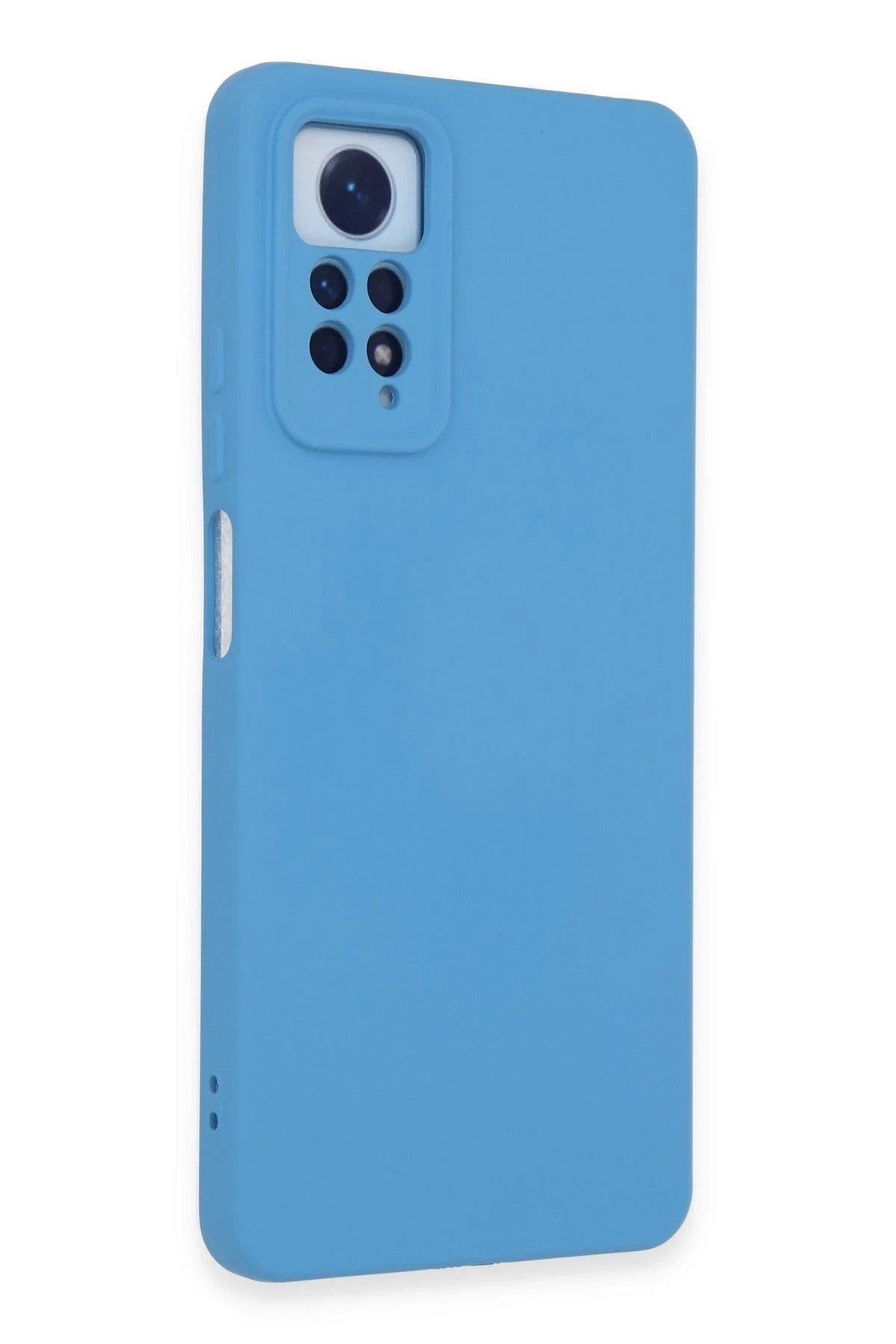 Mey İthalat® Redmi Note 12 Pro 4G Kılıf Nano içi Kadife Silikon - Mavi