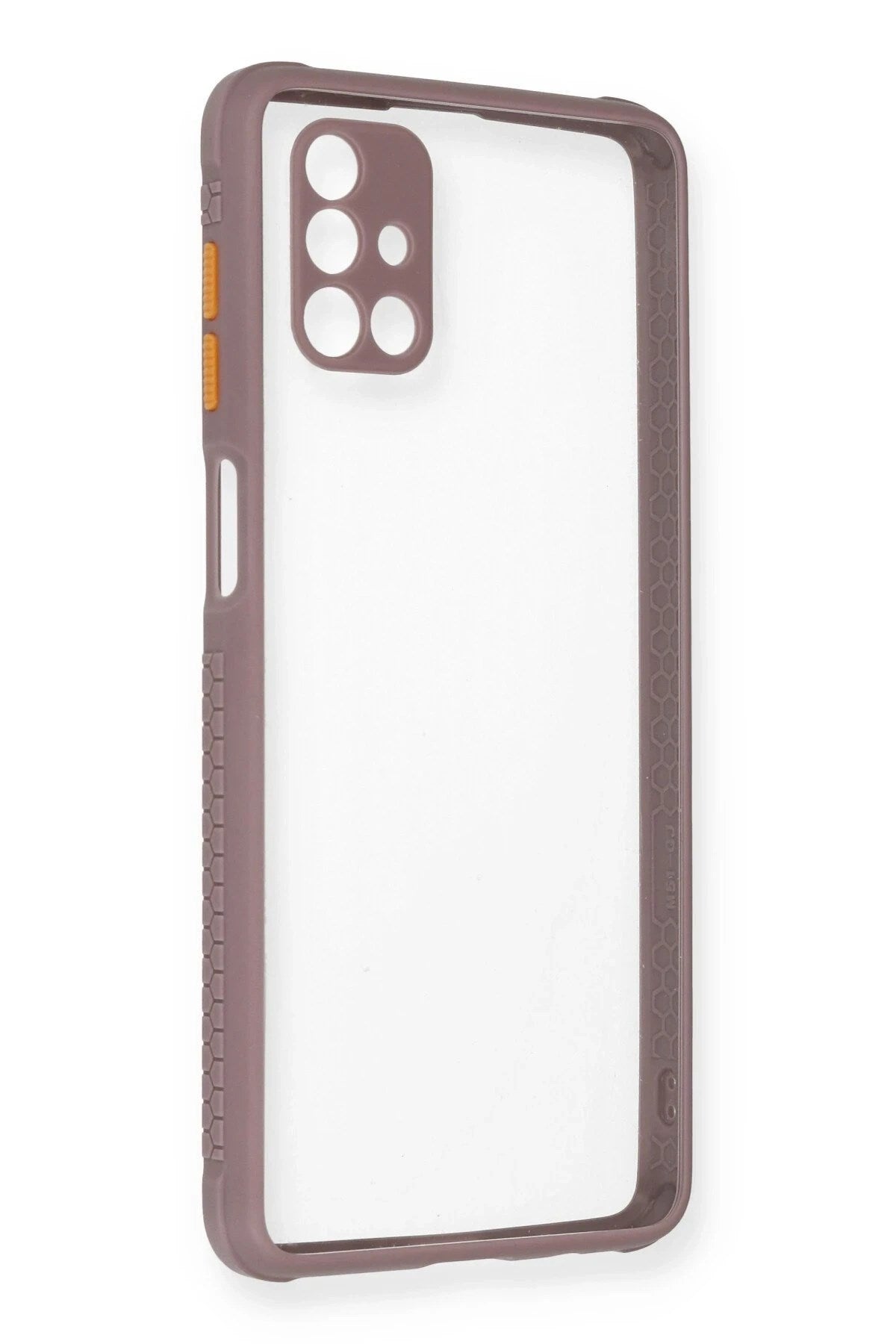 Mey İthalat® Samsung Galaxy M51 Kılıf Miami Şeffaf Silikon - Açık Mor