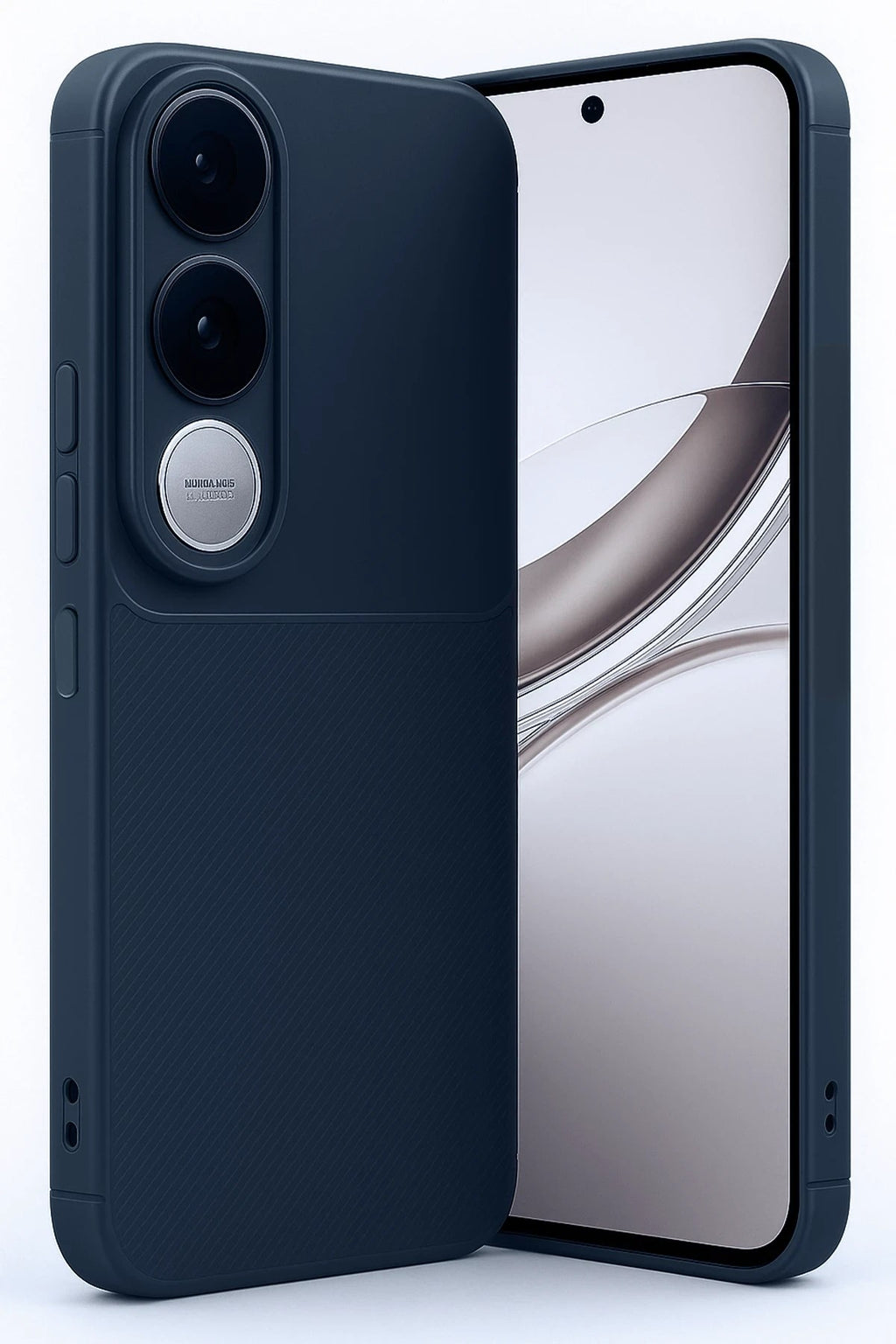 Mey İthalat® Vivo V50 Lite 4G Auto Focus Karbon Kapak - Lacivert