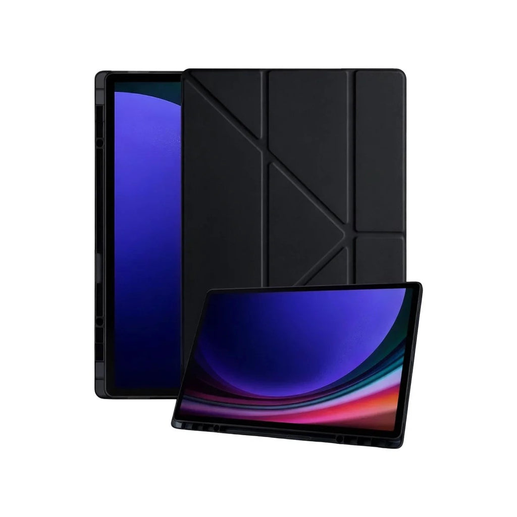 Mey İthalat® Samsung Galaxy Tab A11 Plus Kalemlikli Mars Tablet Kılıfı - Siyah