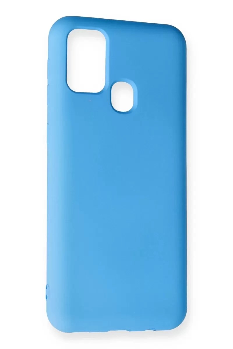 Mey İthalat® Samsung Galaxy M31 Kılıf Nano içi Kadife Silikon - Mavi