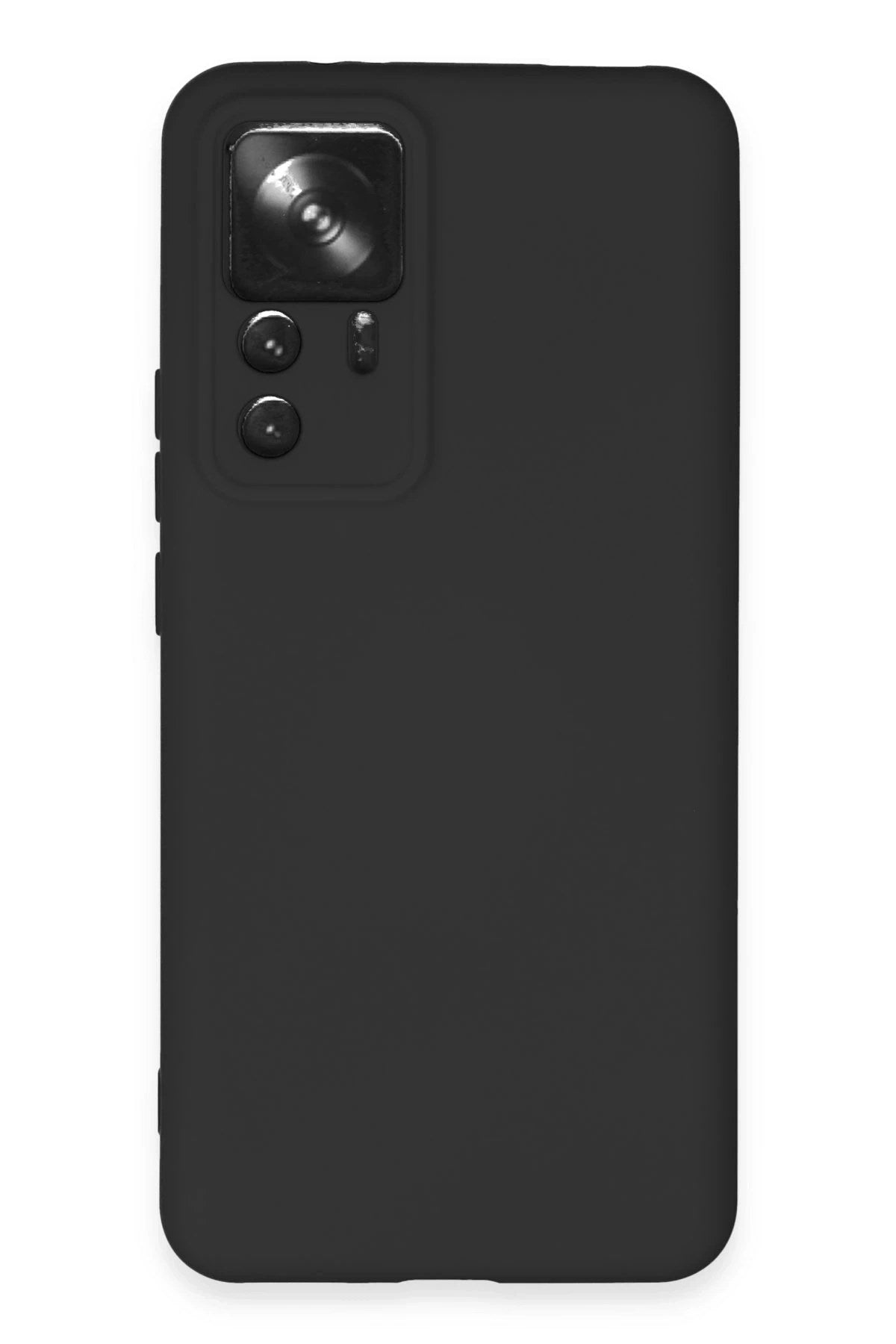 Mey İthalat® Mi 12T Pro Kılıf Nano içi Kadife Silikon - Siyah