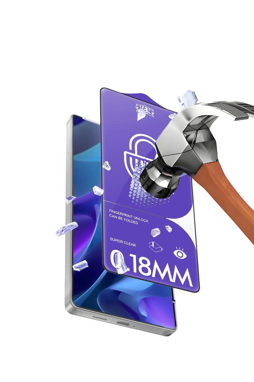 Mey İthalat® Samsung Galaxy S26 Plus Bilvis 3D Cam Ekran Koruyucu - Siyah