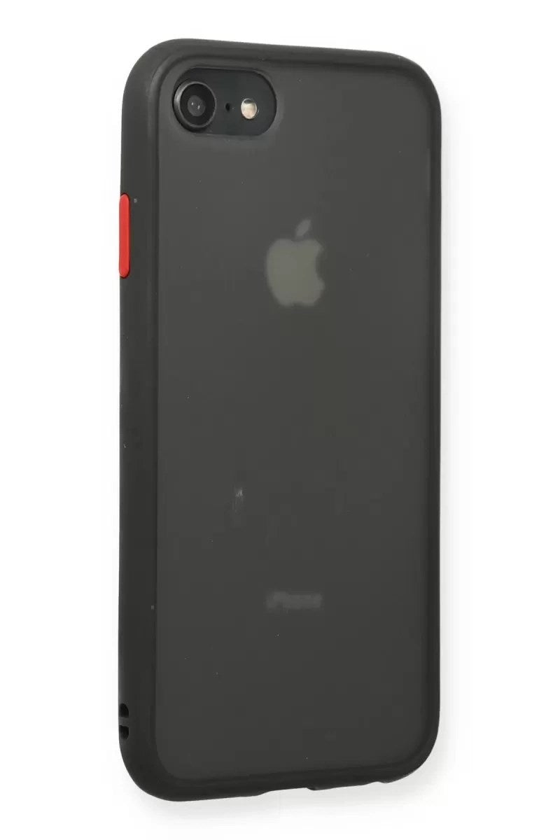 Mey İthalat® iPhone 7 Kılıf Montreal Silikon Kapak - Siyah