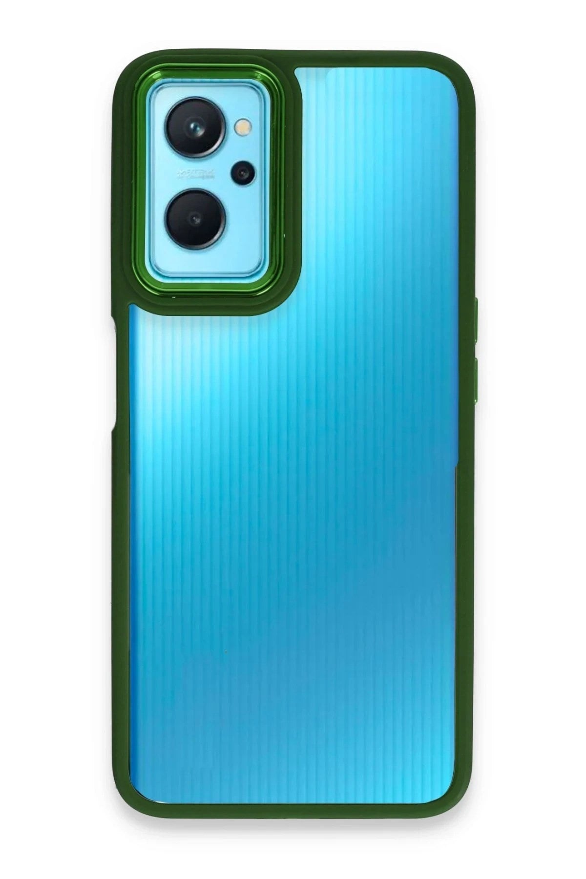 Mey İthalat® Realme 9i 4G Kılıf Dora Kapak - Haki Yeşil