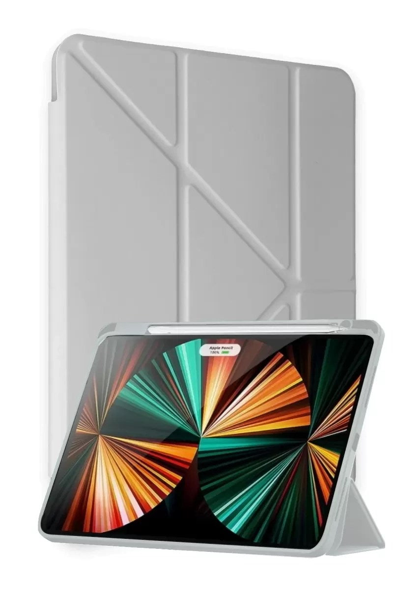 Mey İthalat® Huawei Honor Pad X9A Kalemlikli Mars Tablet Kılıfı - Gri