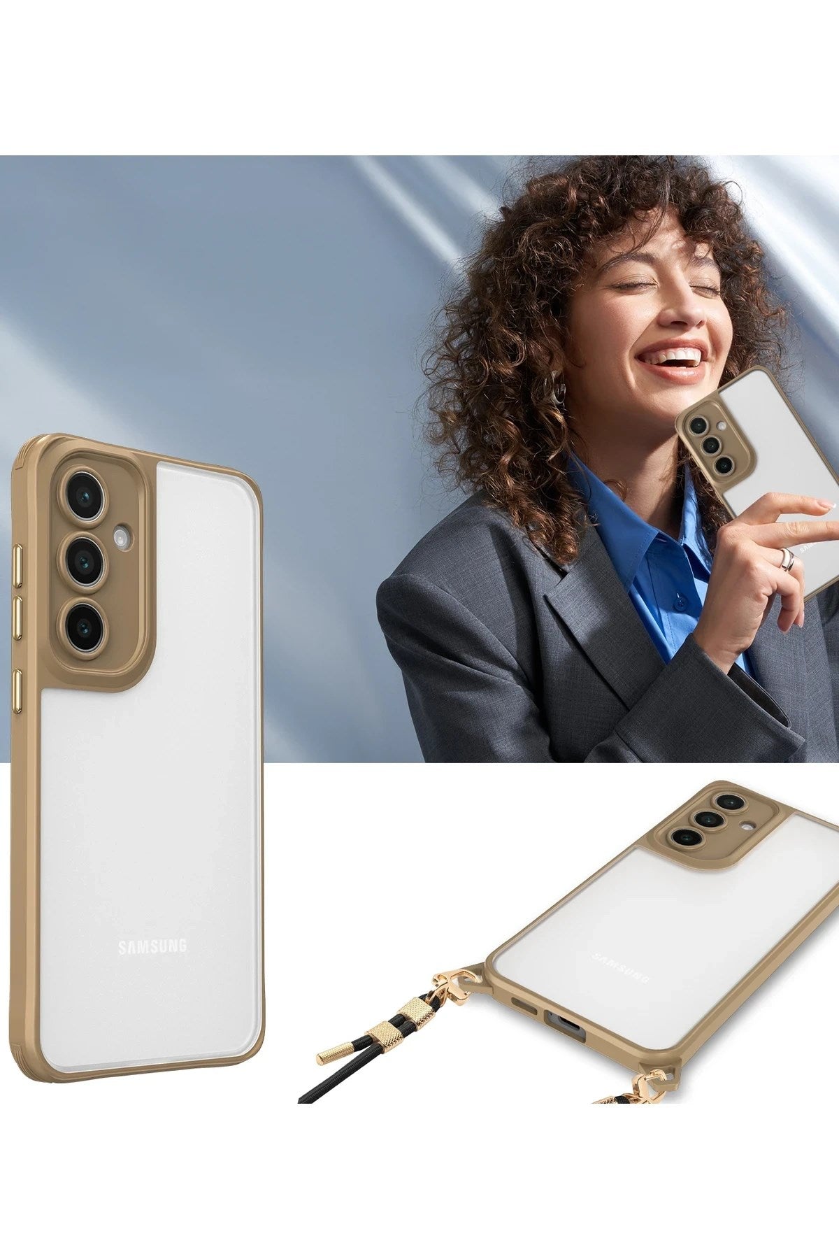 Mey İthalat® Samsung Galaxy A14 4G Kılıf Penta Silikon Kılıf - Titan Gri