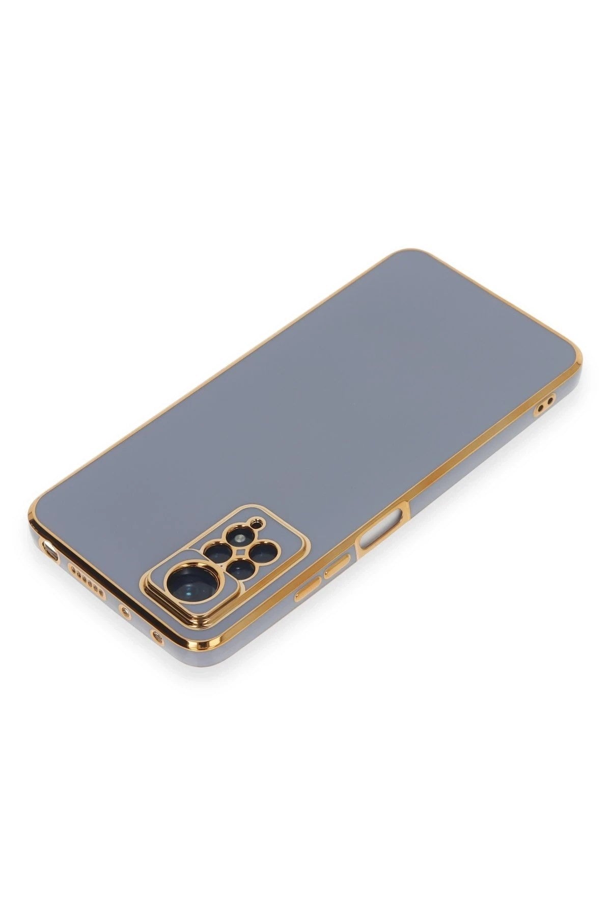 Mey İthalat® Redmi Note 12 Pro 4G Kılıf Volet Silikon - Mavi