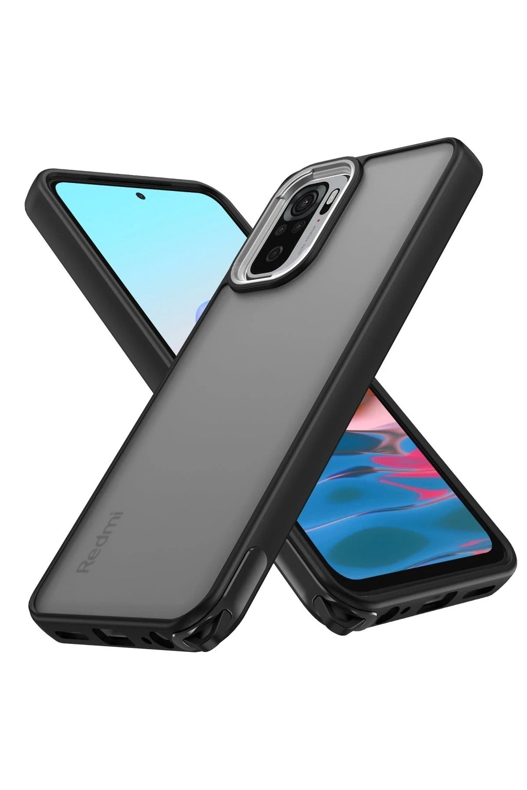 Mey İthalat® Redmi Note 10 Pro Kılıf Elegant Kapak - Siyah