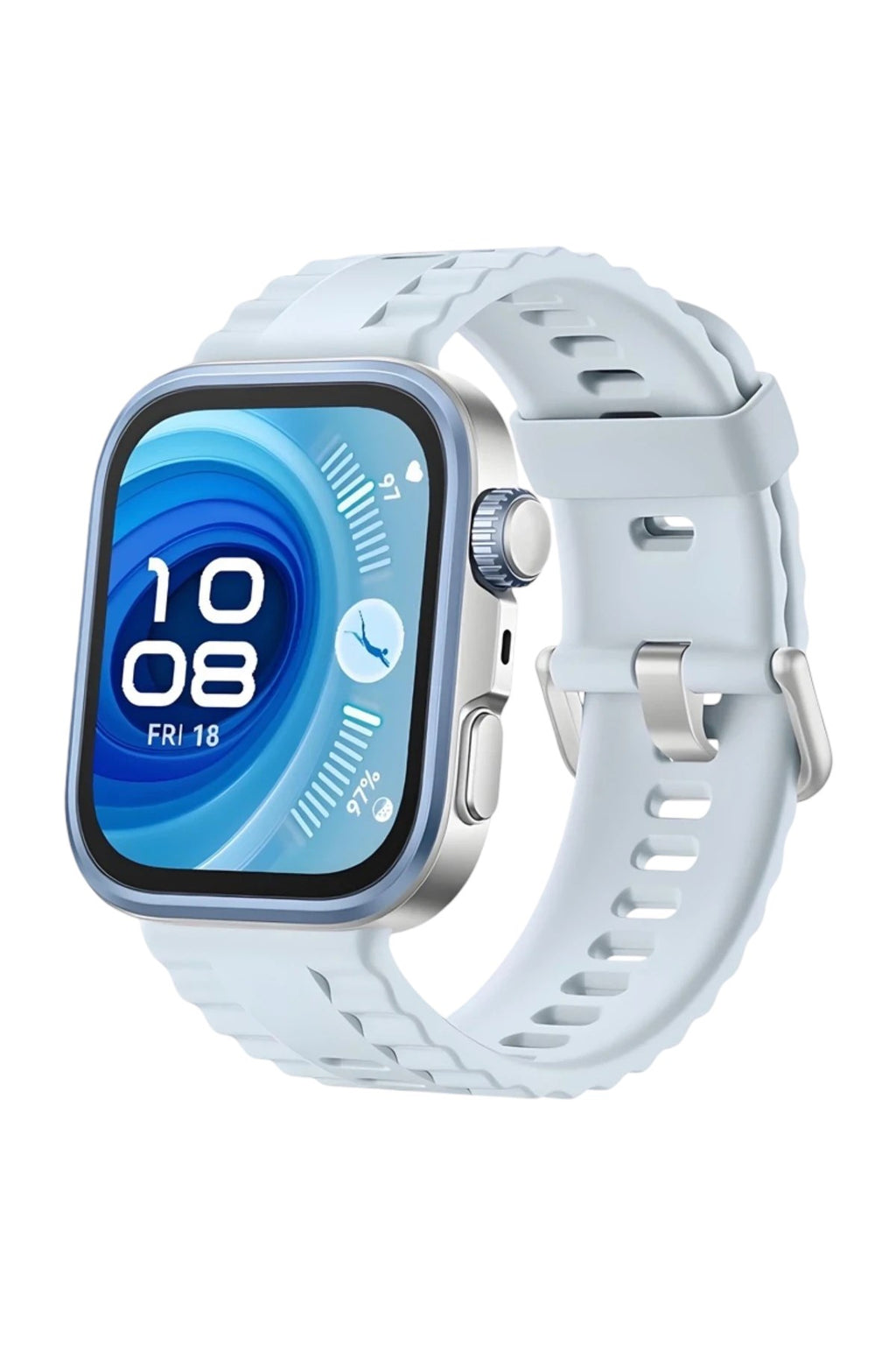 Mey İthalat® Huawei Fit 4 Nova Silikon Kordon - Açık Mavi