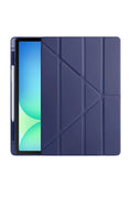 Mey İthalat® iPad Pro 11 (2024) Kılıf Kalemlikli Hugo Tablet Kılıfı - Lacivert