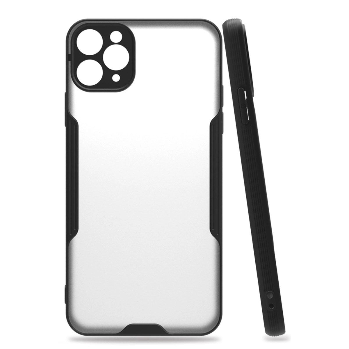 Mey İthalat® iPhone 11 Pro Kılıf Platin Silikon - Siyah
