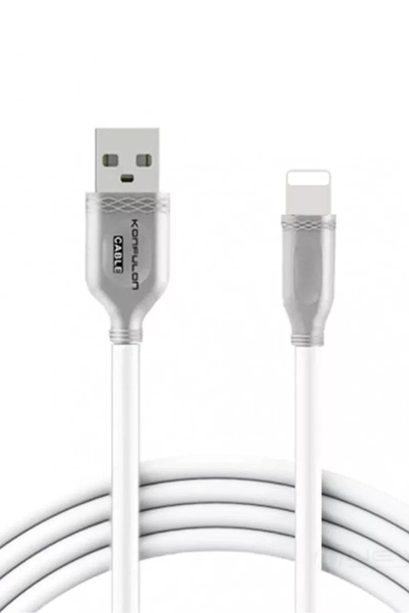 Mey İthalat® S48 Lightning Kablo iphone Uyumlu 1M 3A - Beyaz