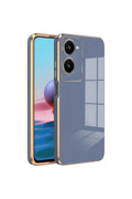 Mey İthalat® Vivo Y18 Kılıf Volet Silikon - Mavi