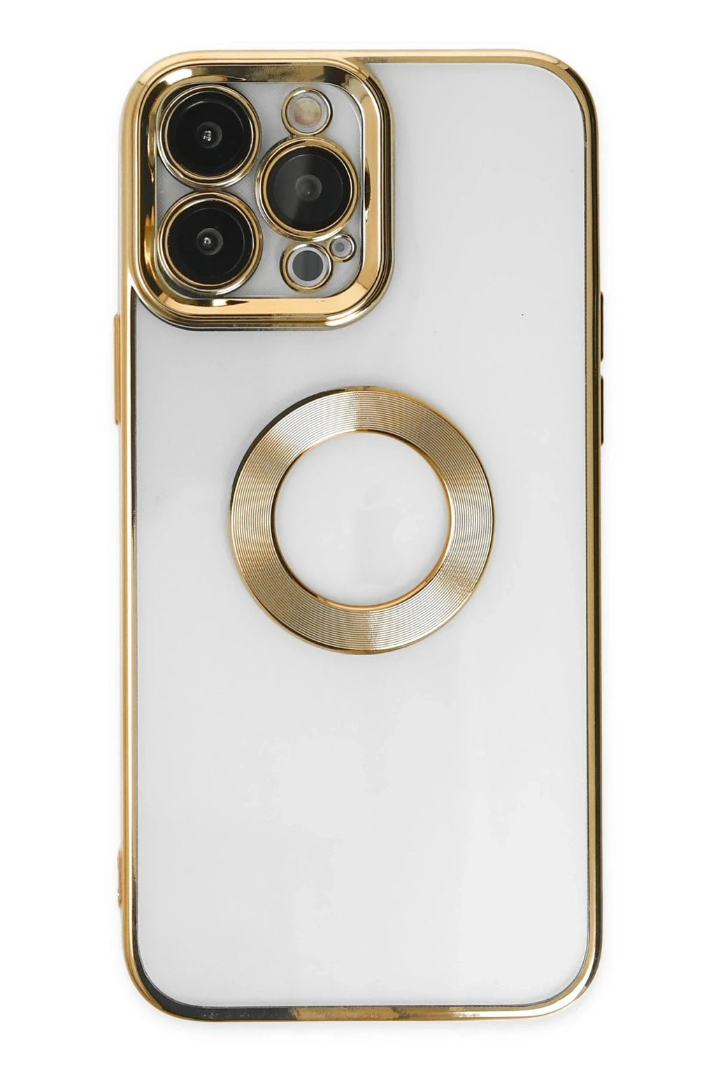 Mey İthalat® iPhone 14 Pro Kılıf Slot Silikon - Gold