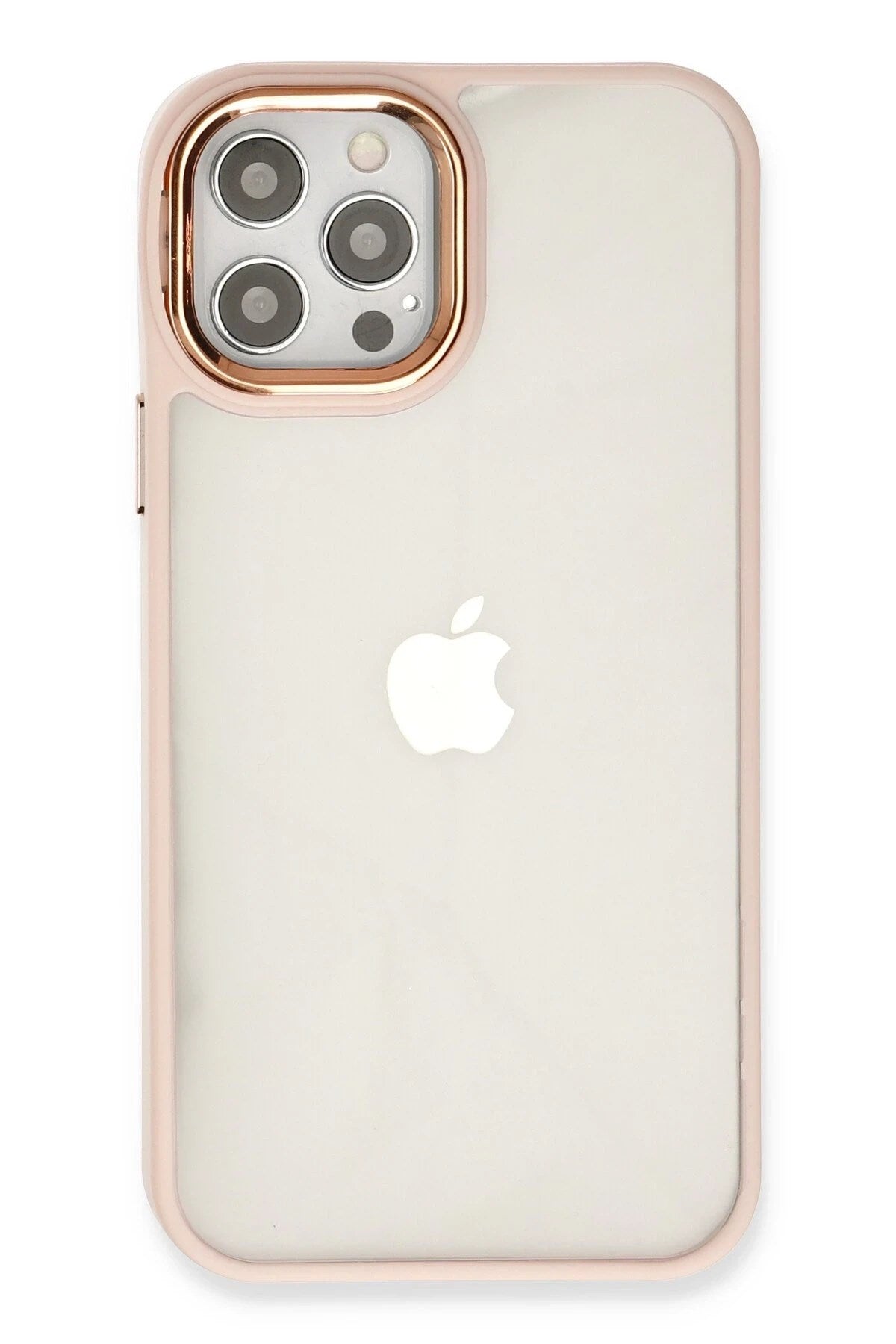 Mey İthalat® iPhone 12 Pro Max Kılıf Dora Kapak - Pudra