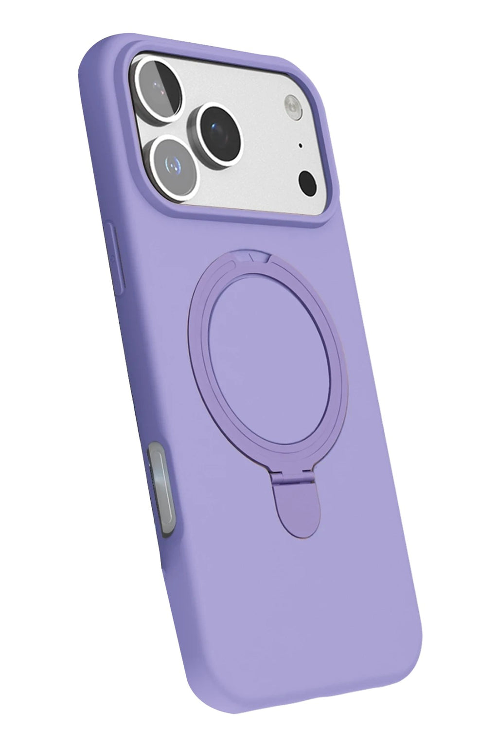 Mey İthalat® iPhone 17 Pro Regal Magsafe Standlı Kapak - Lila