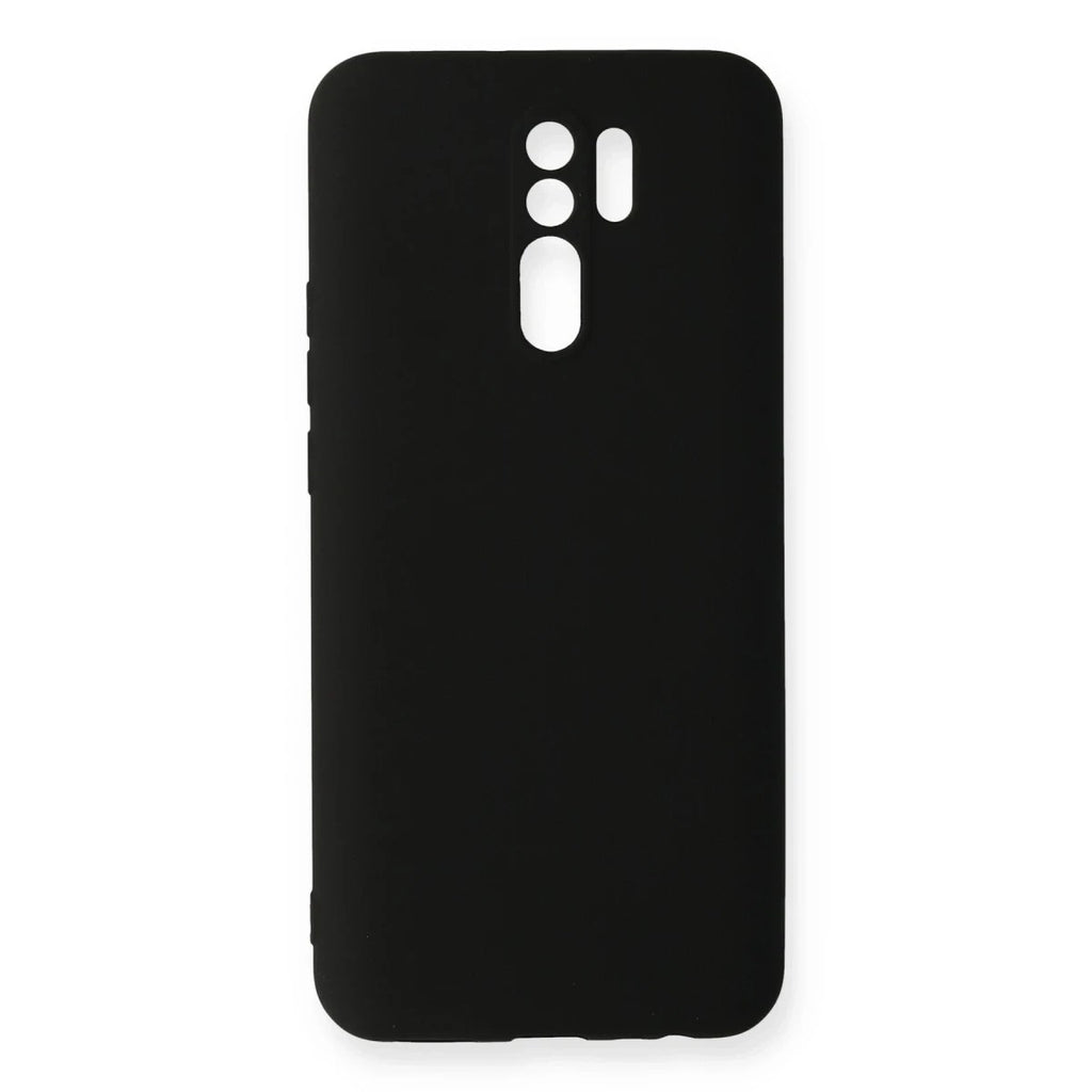 Mey İthalat® Redmi 9 Kılıf Nano içi Kadife Silikon - Siyah