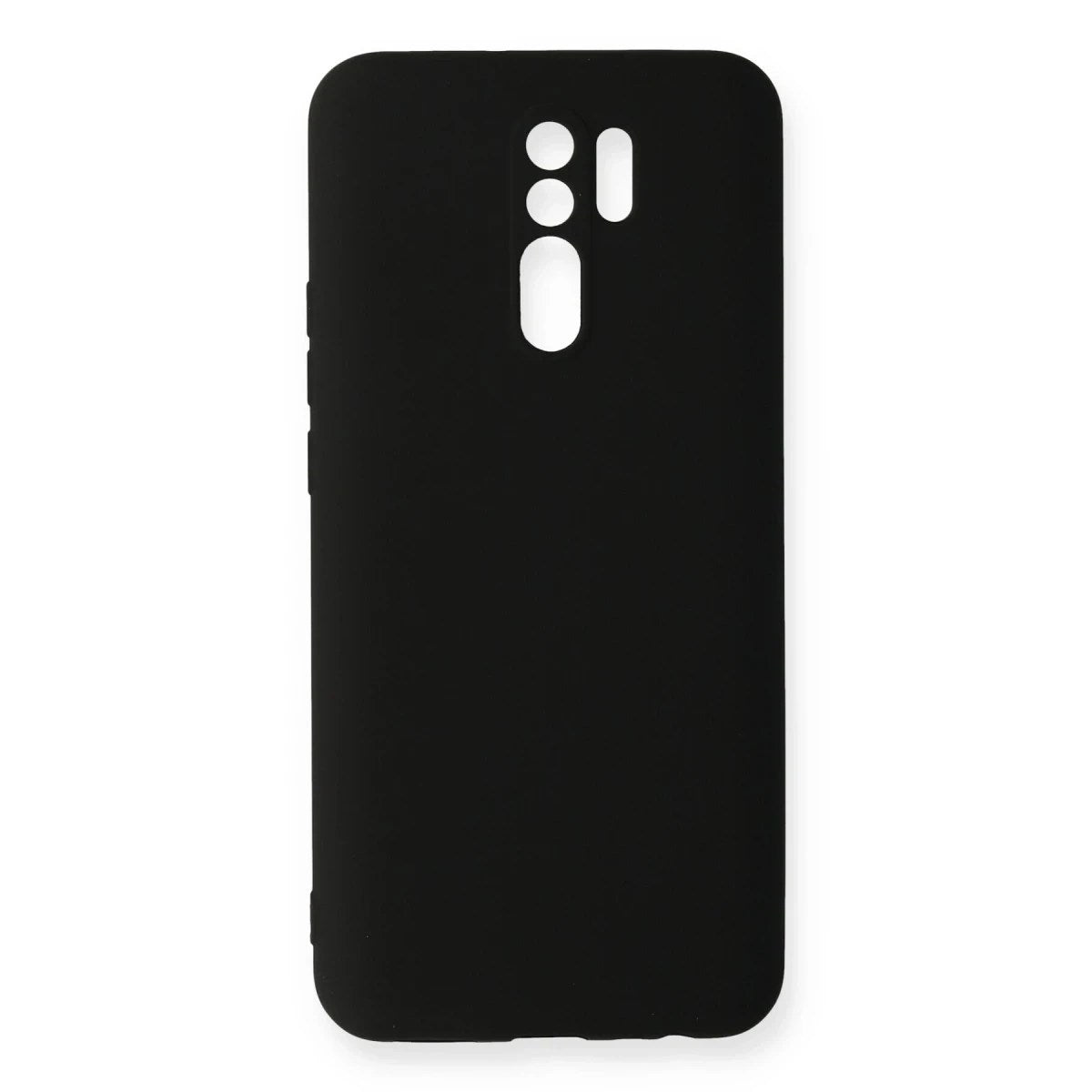 Mey İthalat® Redmi 9 Kılıf Nano içi Kadife Silikon - Siyah