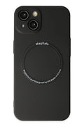 Mey İthalat® iPhone 14 Plus Kılıf Jack Magneticsafe Lens Silikon - Siyah