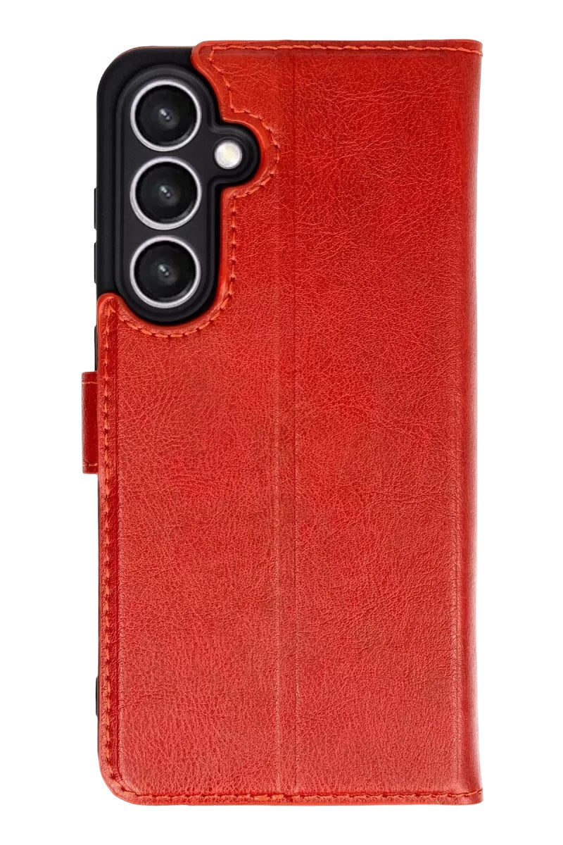 Mey İthalat® Samsung Galaxy S26 Plus Trend S Plus Kapaklı Kılıf - Kırmızı