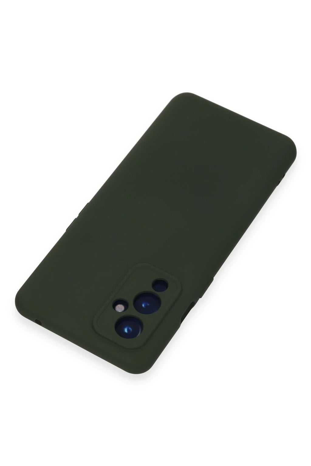 Mey İthalat® One Plus 9 Kılıf Nano içi Kadife Silikon - Koyu Yeşil