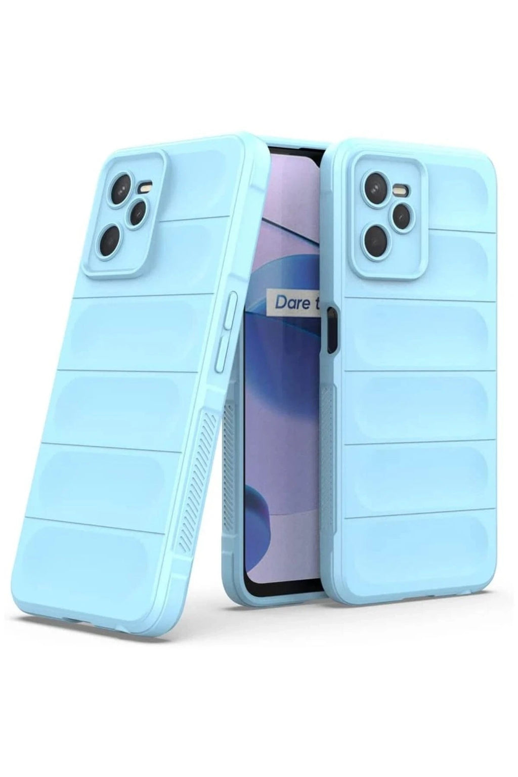 Mey İthalat® Realme C35 Kılıf Optimum Silikon - Sky Blue